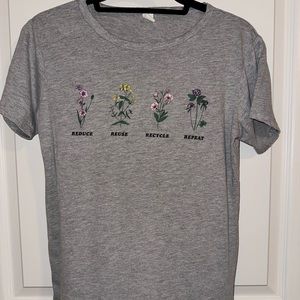 Reduce, reuse, recycle t-shirt